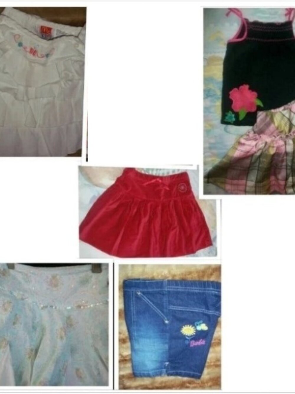 LOT Size 4 Years CLOTHES LOT FALL/SUMMER SHIRTS SHORTS SKIRTS DRESS